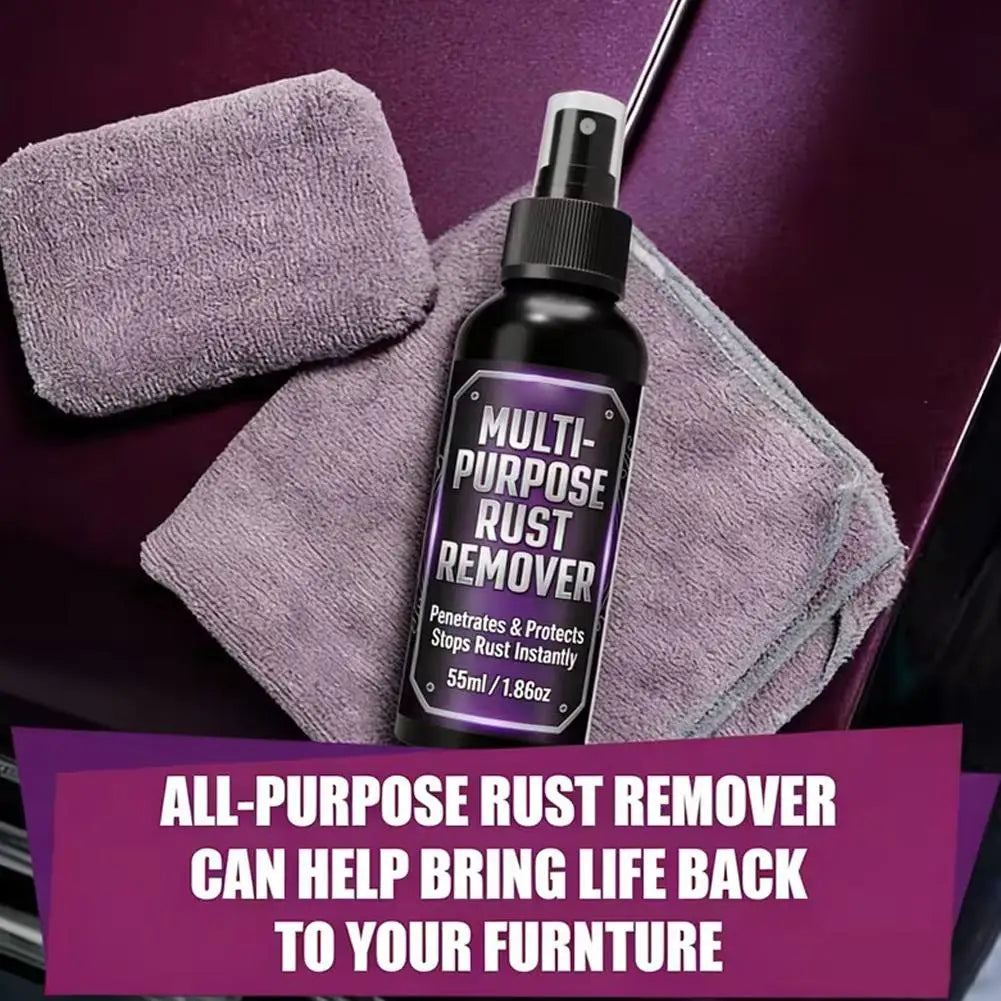 55/110ml Multi-functional metal Rust Remover polishing spray Turn Rust to Paintable Surfaces, Auto Metal Parts Care Tool Peaceful Pleasures Health and Wellness