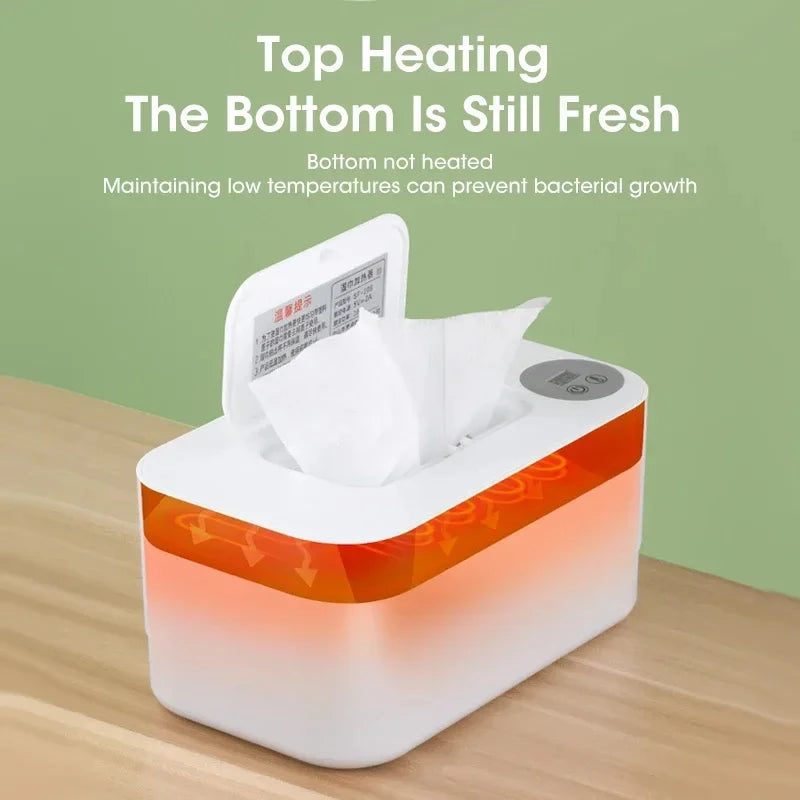 USB Baby Wipe Warmer with LED Display – Home & Car Use