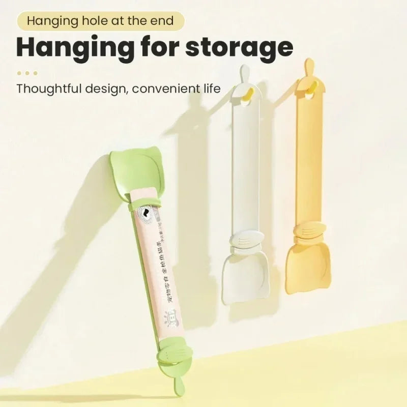 Long Handle Cat Treat Squeeze Feeder Spoon | Food Dispenser