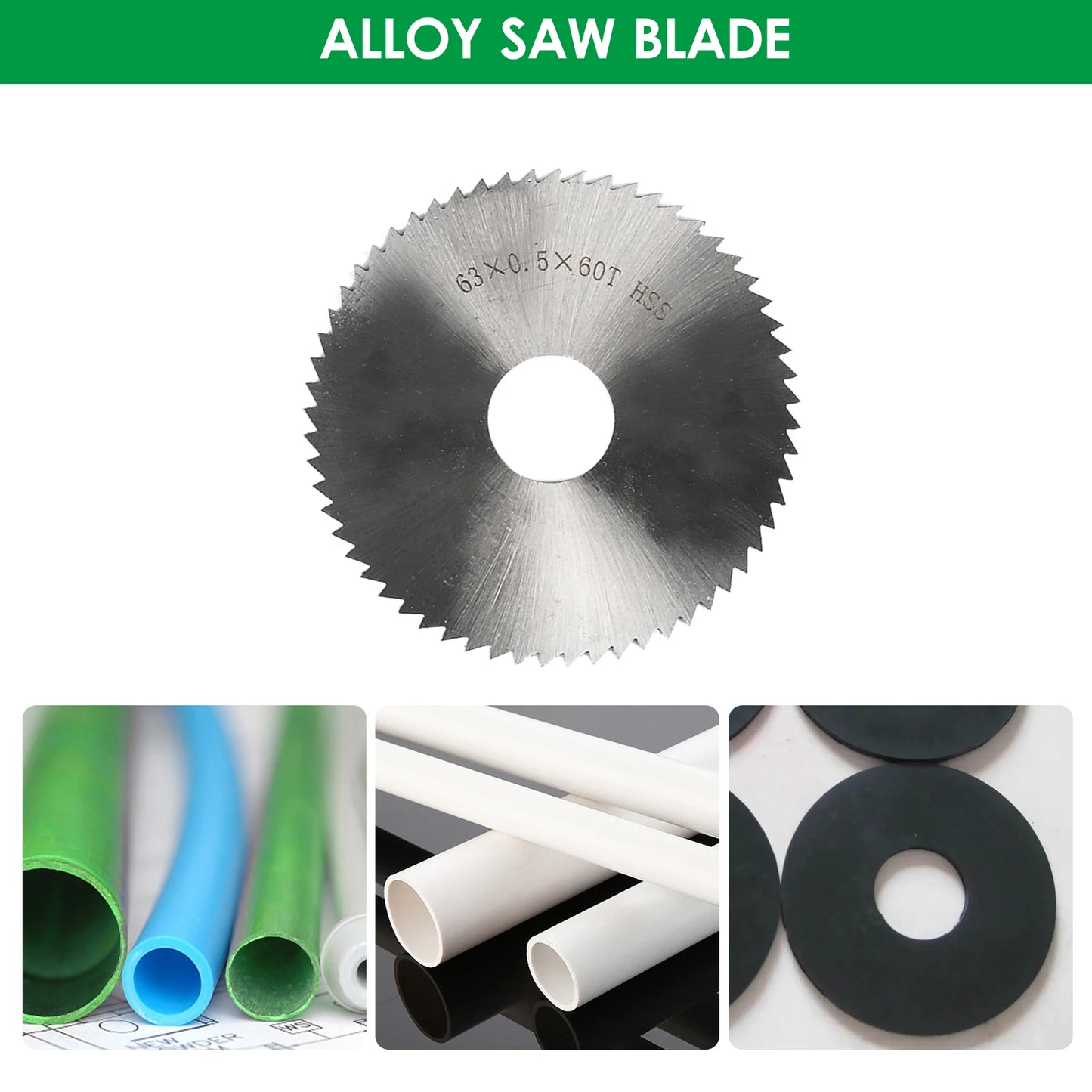Chainsaw Blade Set 4PCS 2.5-inch Diameter 63mm Resin Saw Blade & Emery Saw Blade & Diameter HSS Saw Blade & Alloy Saw Blade Peaceful Pleasures Health and Wellness