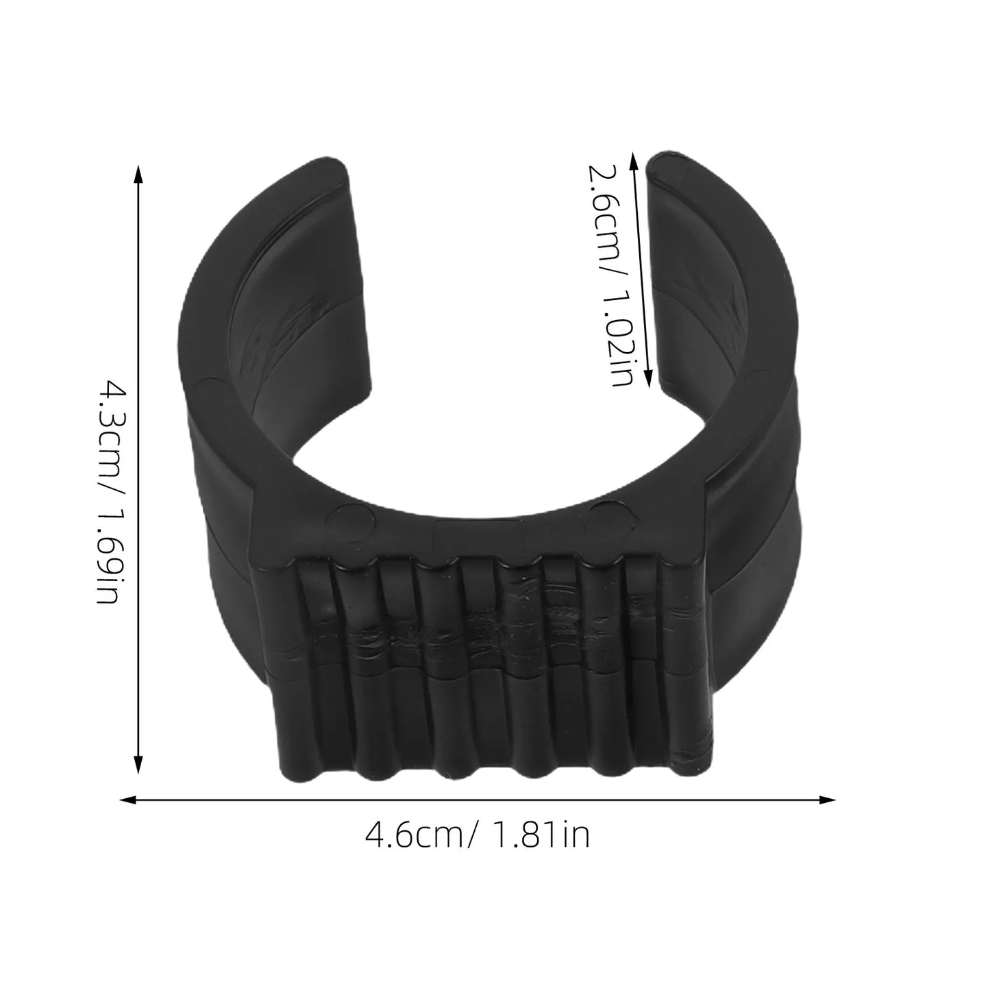 20Pcs U Shaped Hammock Stand Feet Pads Chair Leg Covers Plastic Foot Protectors Anti Slip Stable Fit 38-42Mm Diameter Round Base Peaceful Pleasures Health and Wellness
