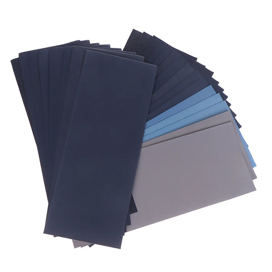 New 5/6/8/10/18/24Pcs Sandpaper Set 2000/2500/3000/5000/7000 Mixed Grits Sand Paper Water/Dry Sanding Paper Abrasive Tool Peaceful Pleasures Health and Wellness