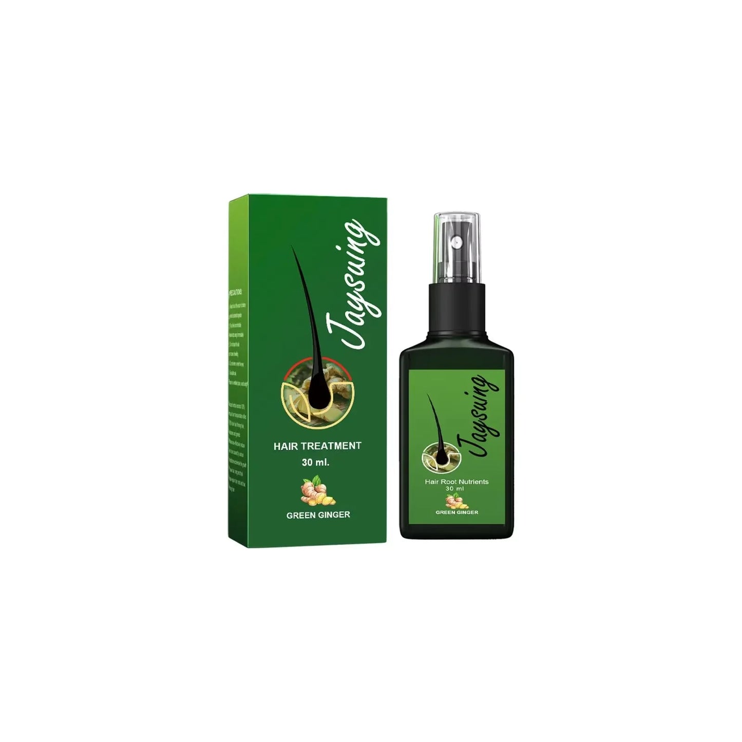 Jaysuing Ginger Hair Growth Spray – Anti Hair Loss Serum