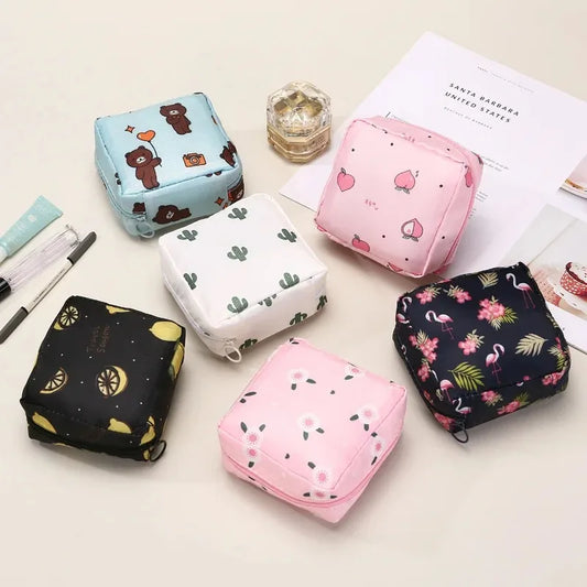 Cute Cartoon Makeup Bag | Travel Cosmetic Organizer Pouch Cosmetic Travel Pouch Peaceful Pleasures Health and Wellness