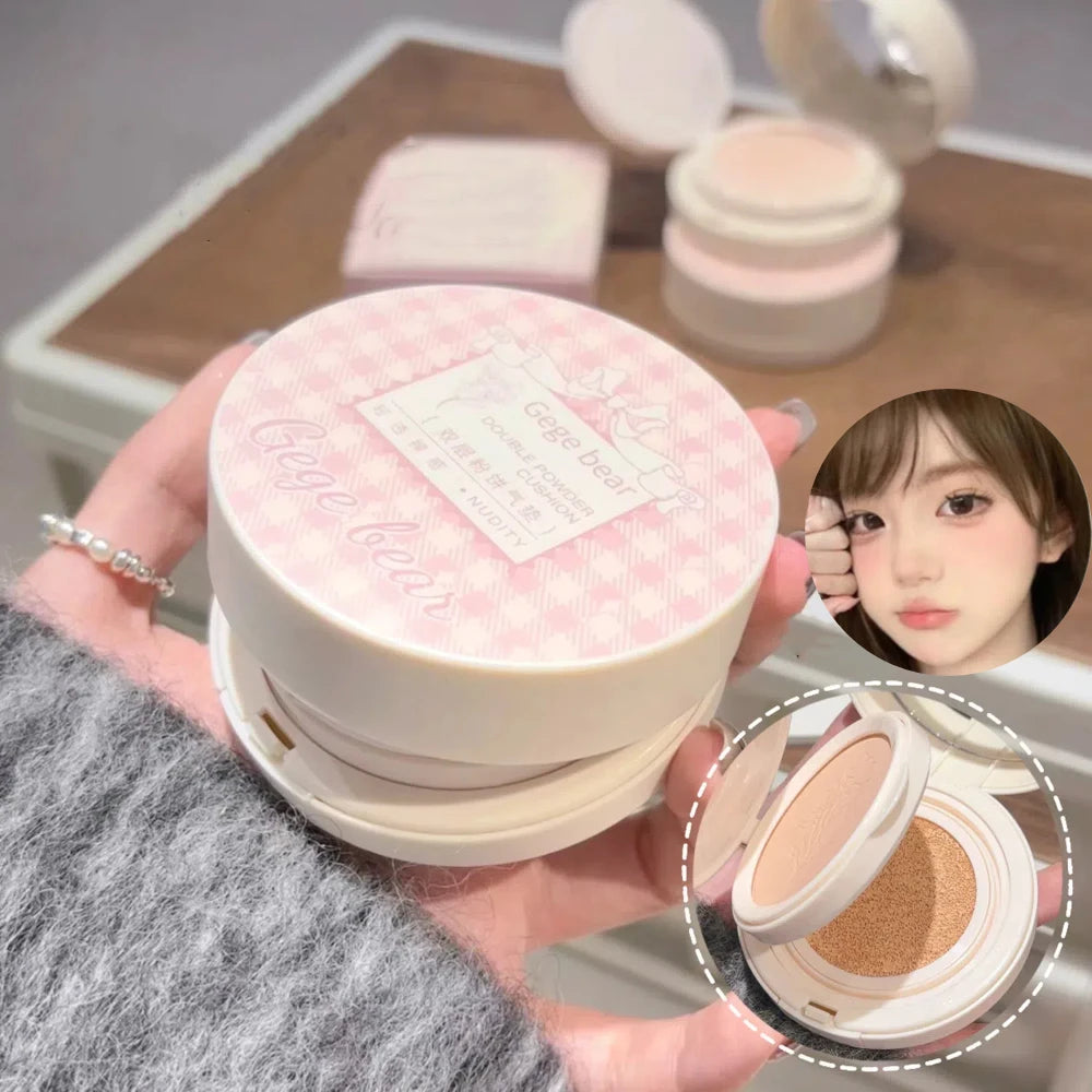 2-in-1 Matte Pressed Powder & Air Cushion Foundation Compact