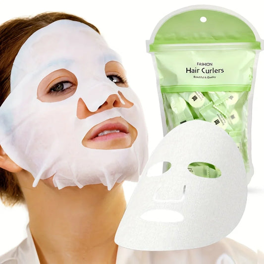 50-Pack Disposable Compressed Facial Mask Sheets | Non-Woven Facial Mask Sheets Oasis Select