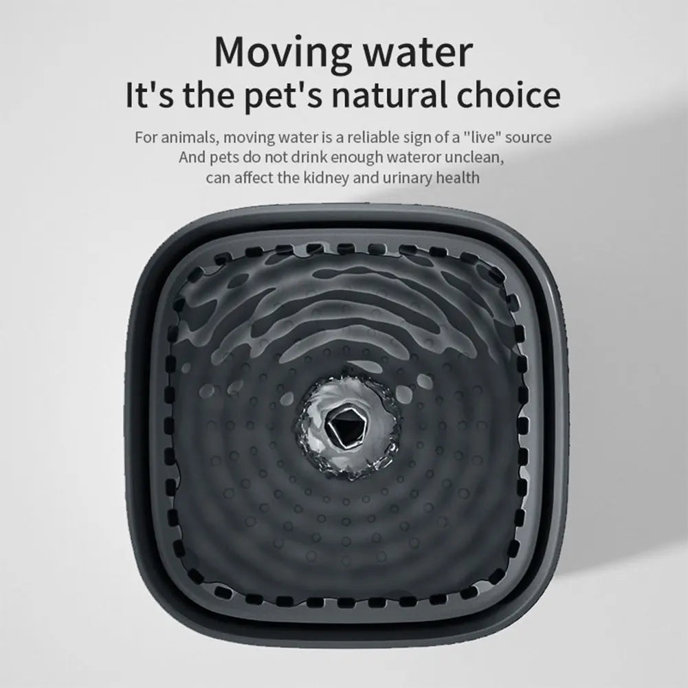 New Cat Water Fountain Ultra Quiet 3L Large Capacity Pet Auto Drinking Dispenser for Cats Dogs Inside Detachable Easy to Clean Peaceful Pleasures Health and Wellness