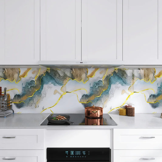 Marble PVC Self-Adhesive Wall Sticker – Oil-Proof & Waterproof Wall Sticker Oasis Select