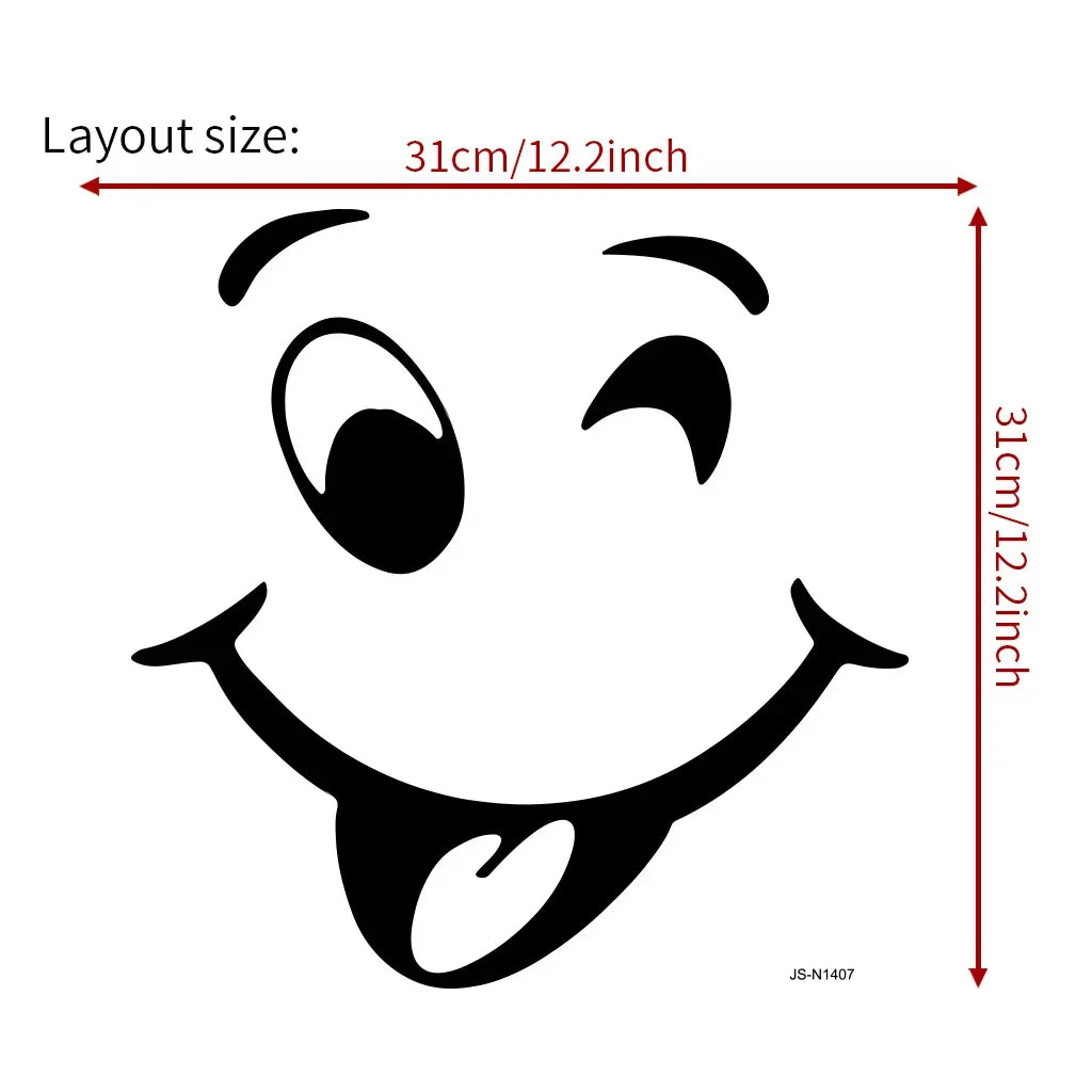 Funny Bathroom Toilet Sign Wall Stickers | Waterproof PVC Decals