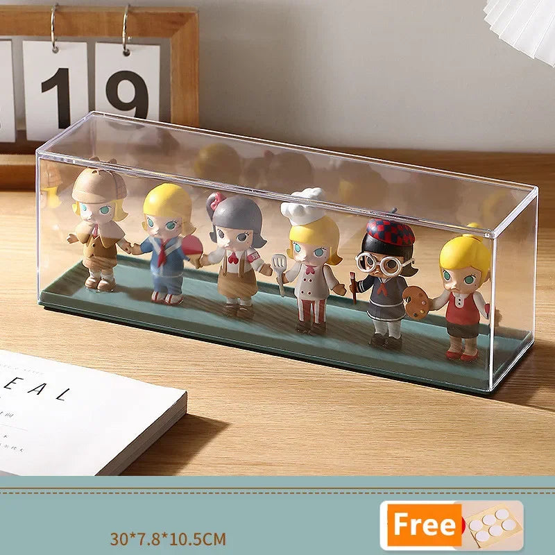 Clear Acrylic Pop Doll Display Box – Dustproof Storage Case
