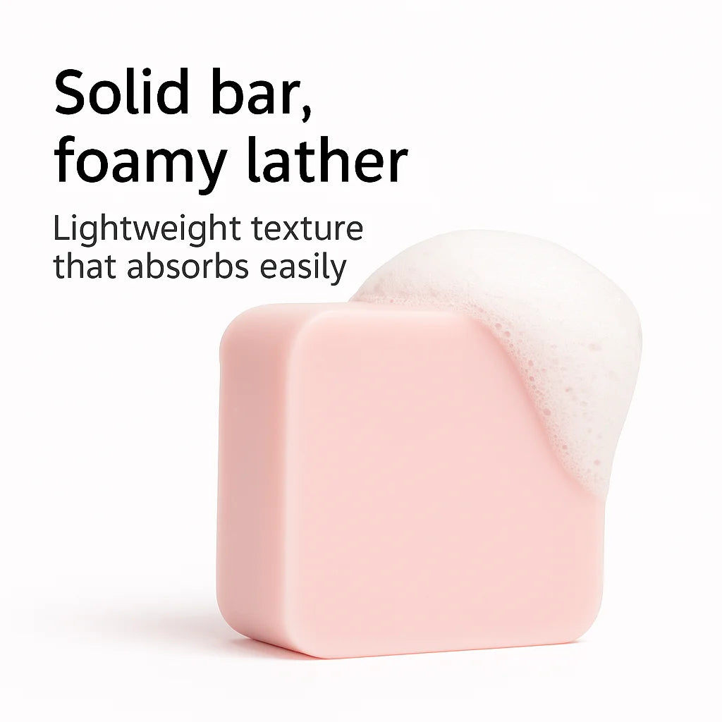 100g Castor Oil Conditioner Bar Anti-frizz Nourishing & Soothing Oil Control Conditioner for All Hair Types Hair Moisturizing Peaceful Pleasures Health and Wellness