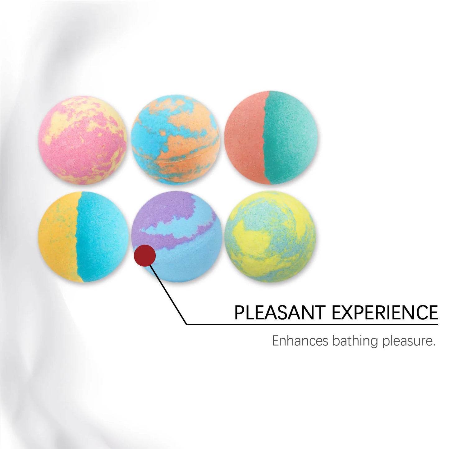 OceAura Christmas Bath Bombs Gift Set | Moisturizing & Relaxing