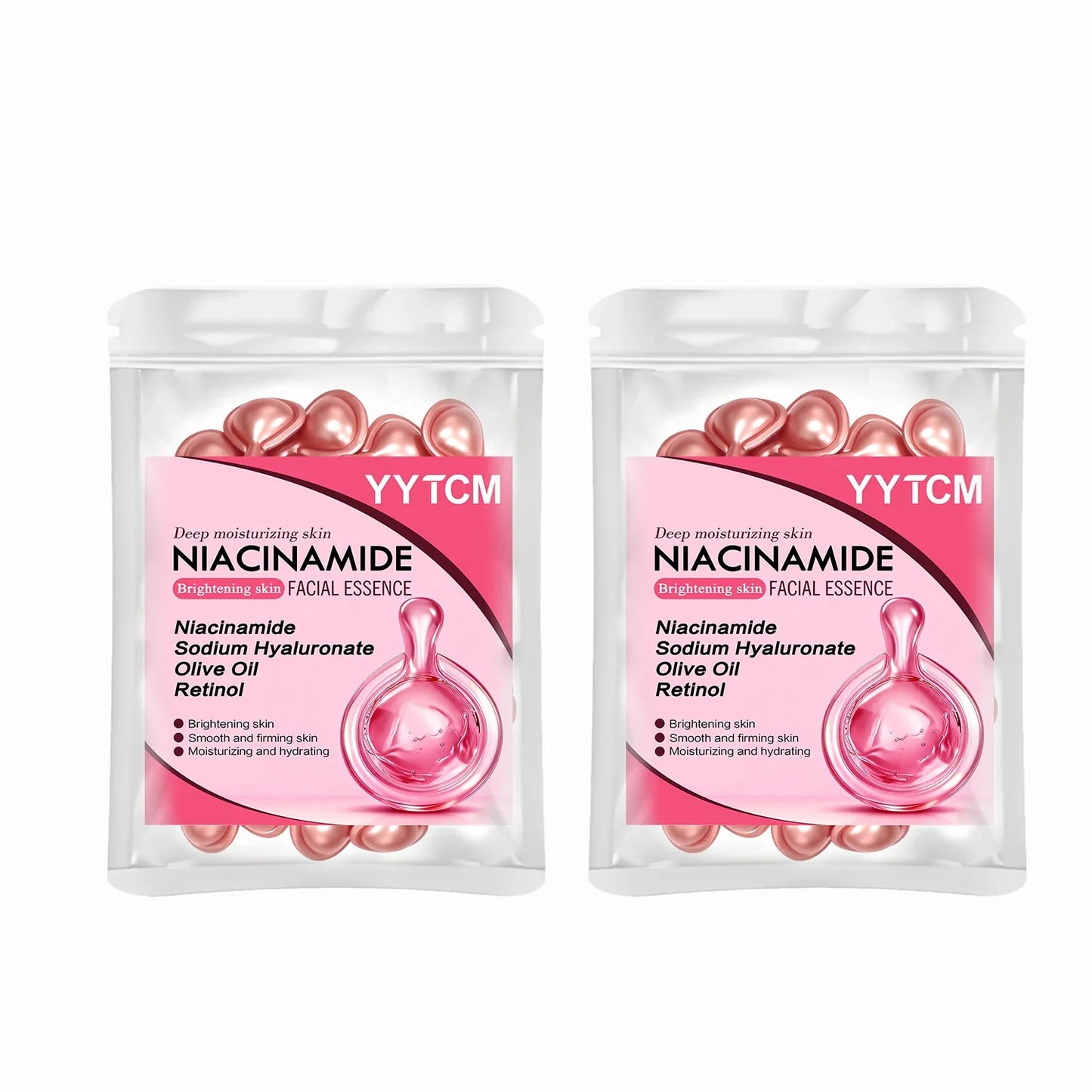 Niacinamide & Retinol Facial Essence Capsules – 30ct Serum
