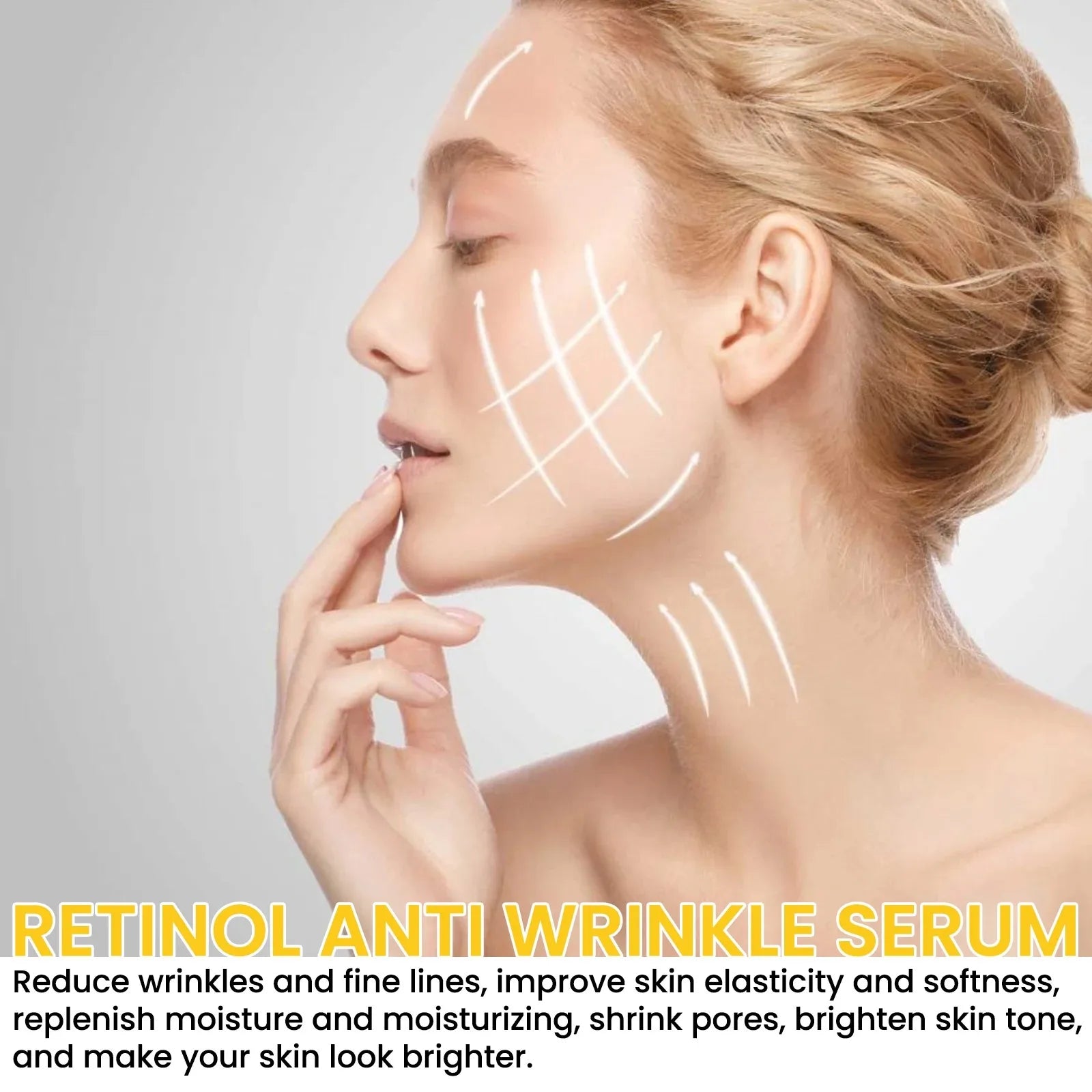 Retinol & Hyaluronic Acid Anti-Wrinkle Facial Serum – 30ml Peaceful Pleasures Health and Wellness