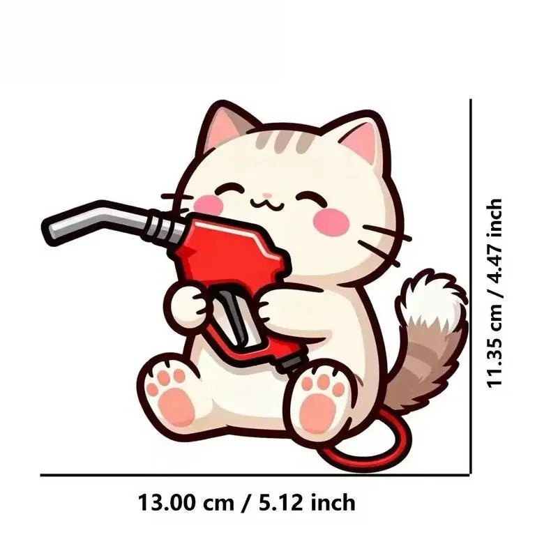 Funny Fuel Gauge Empty Car Fuel Cap Waterproof Vinyl Sticker