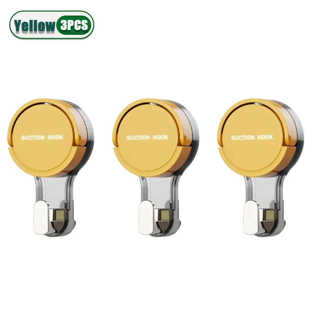 Reusable Suction Cup Hooks – Waterproof Bathroom Wall Hooks