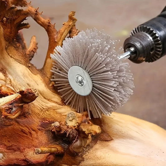 Nylon Polished Flower Head Grinding Mahogany Furniture Wood Carving Peaceful Pleasures Health and Wellness