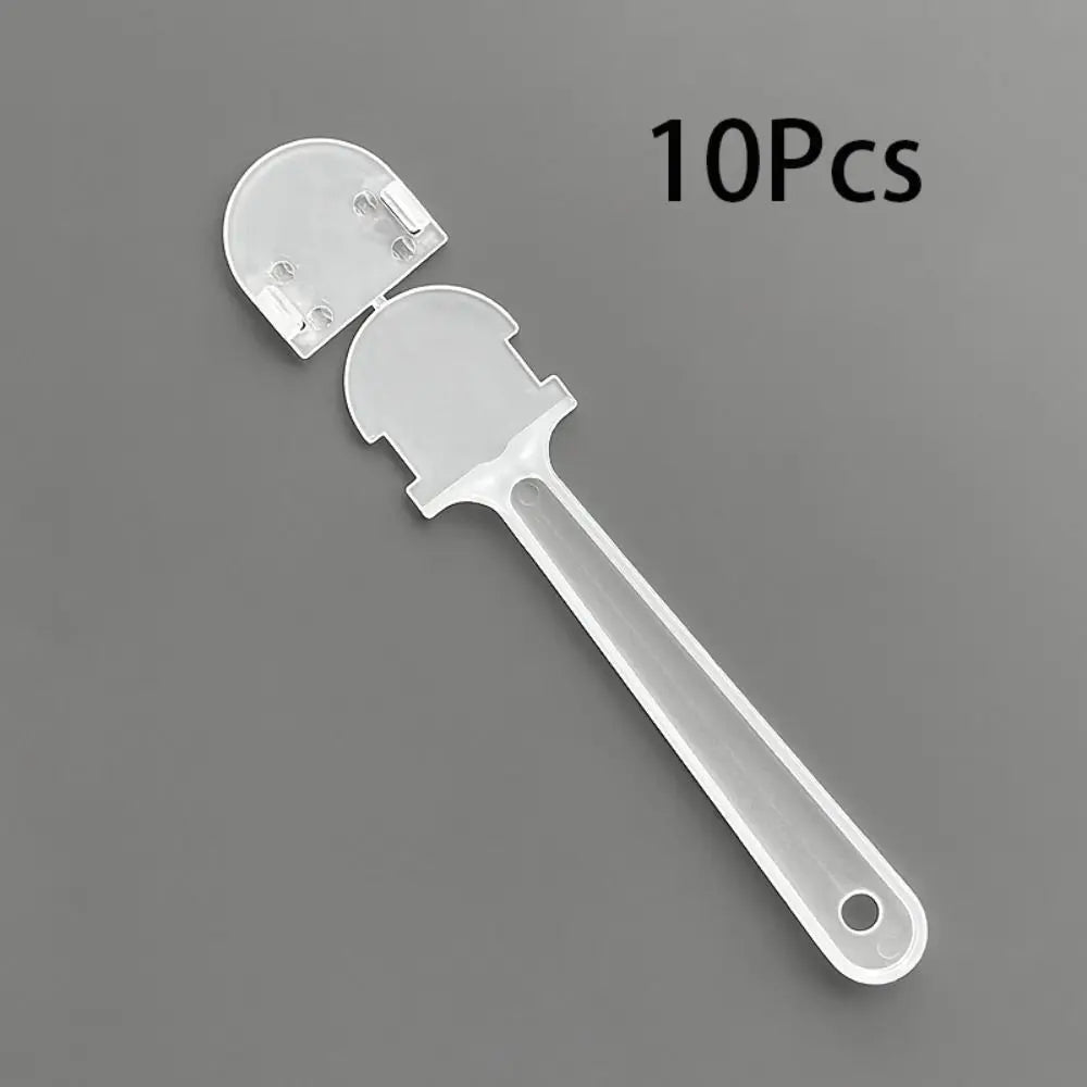10-Pack Transparent Mini Fan Handles – DIY Replacement Parts