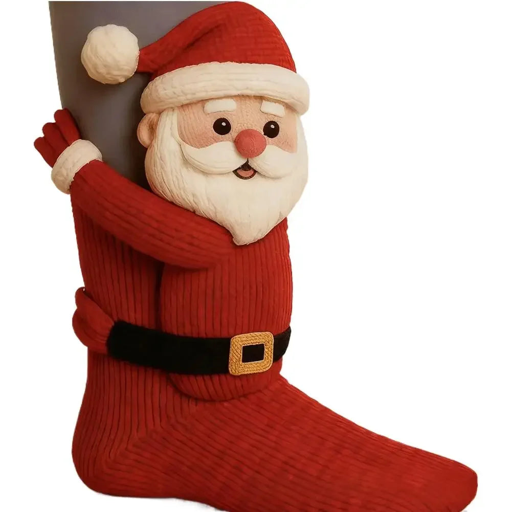 3D Knit Animal Socks Cute Floor Socks Hand Crocheted Double Layer Warm Sock with Cute Rabbit Panda Animals Christmas Gifts Peaceful Pleasures Health and Wellness 09 35-39