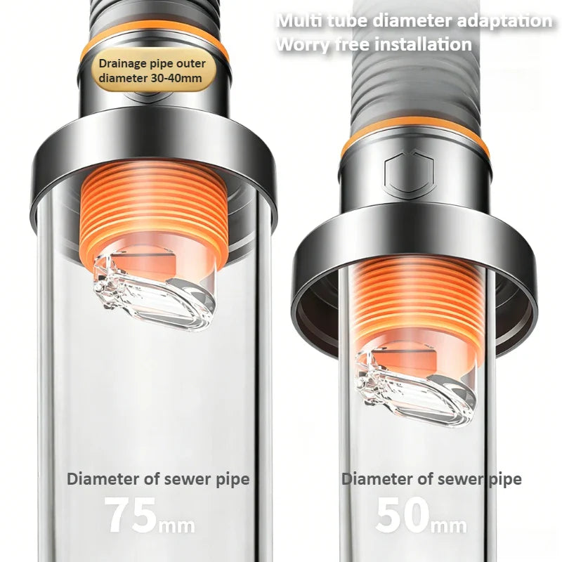 Copper Floor Drain Check Valve – Anti-Odor Sealing Plug