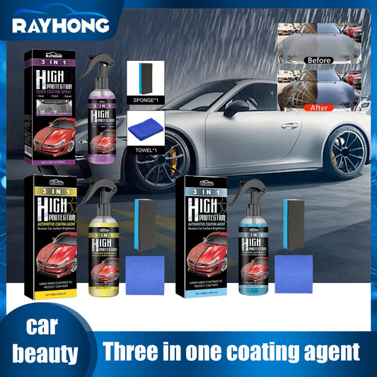 Rayhong 3-in-1 Car Coating Spray | Polish, Protect & Repair