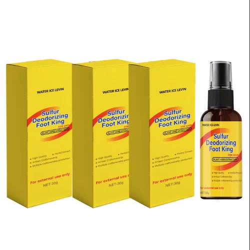 Sulfur Herbal Foot Spray – Odor Control & Moisturizing