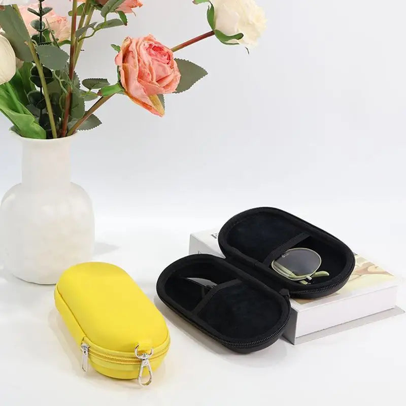 Hard Shell Double Glasses Case – Holds 2 Pairs | Unisex