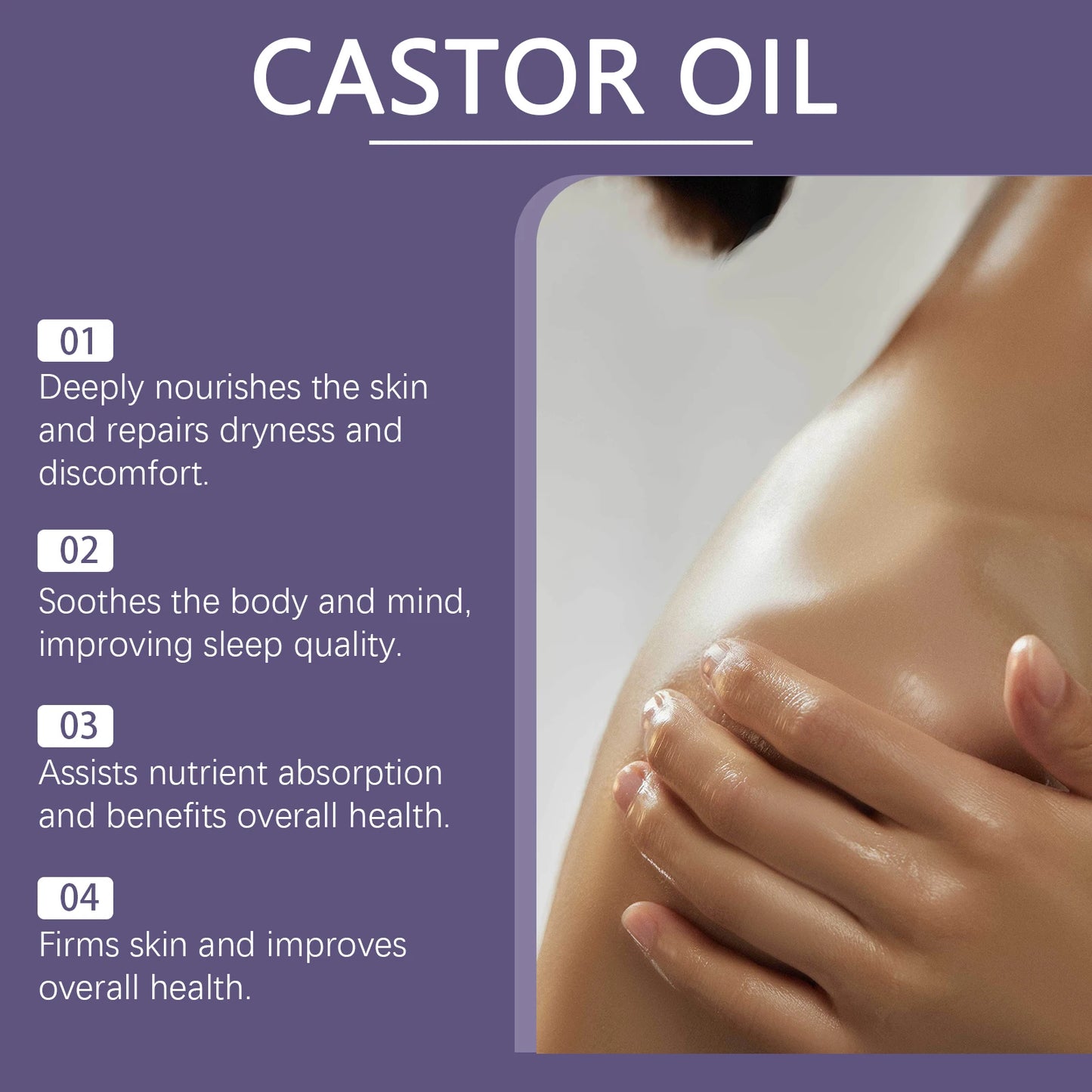 Castor Body Massage Oil – Nourishing, Firming & Relaxing 100ml