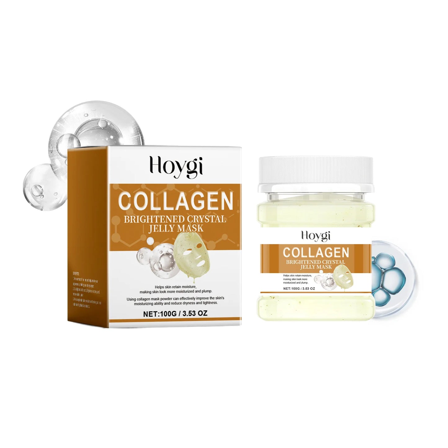 Jelly Mask Powder Hydrating Rose 24k Gold Soft SPA Nourishing Moisturize Peel OFF Facial Revitalizing Crystal DIY Facial Mask Peaceful Pleasures Health and Wellness Collagen