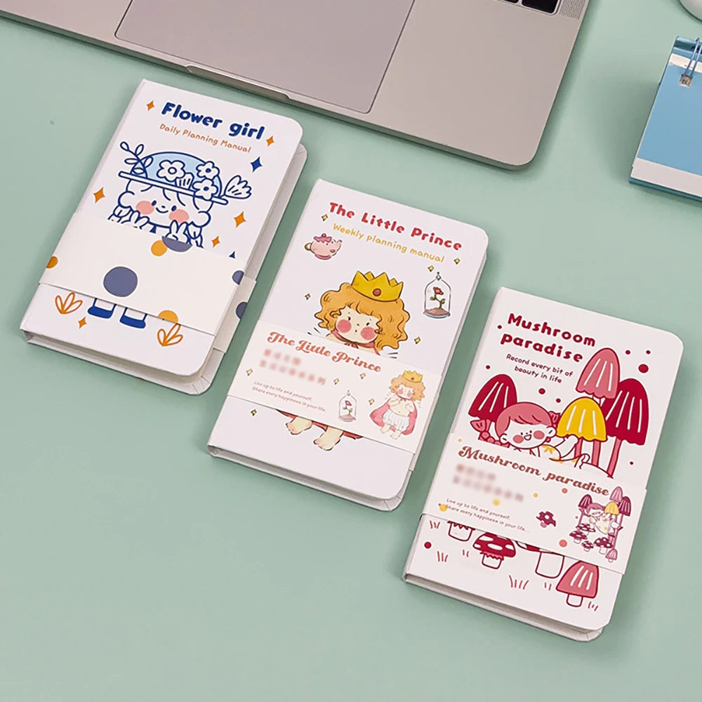 Winter Fairy Tale World Life Cartoon Notebook Cute Portable