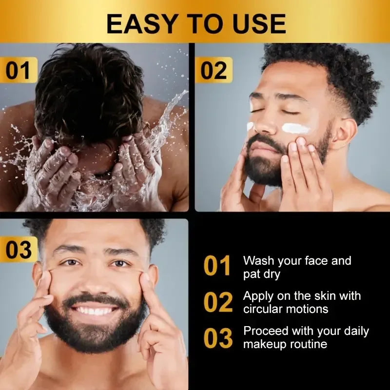 LGRAMER Men's Retinol Face Cream – Anti-Aging Moisturizer