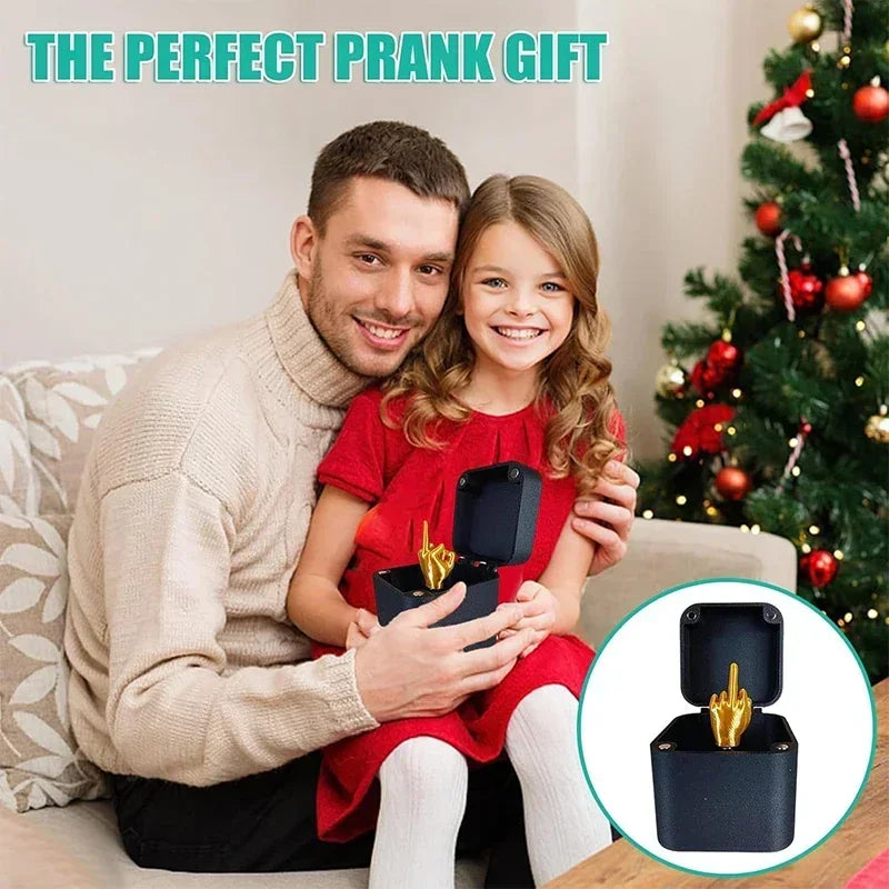 Funny Middle Finger Desk Decor – Miniature Prank Gift