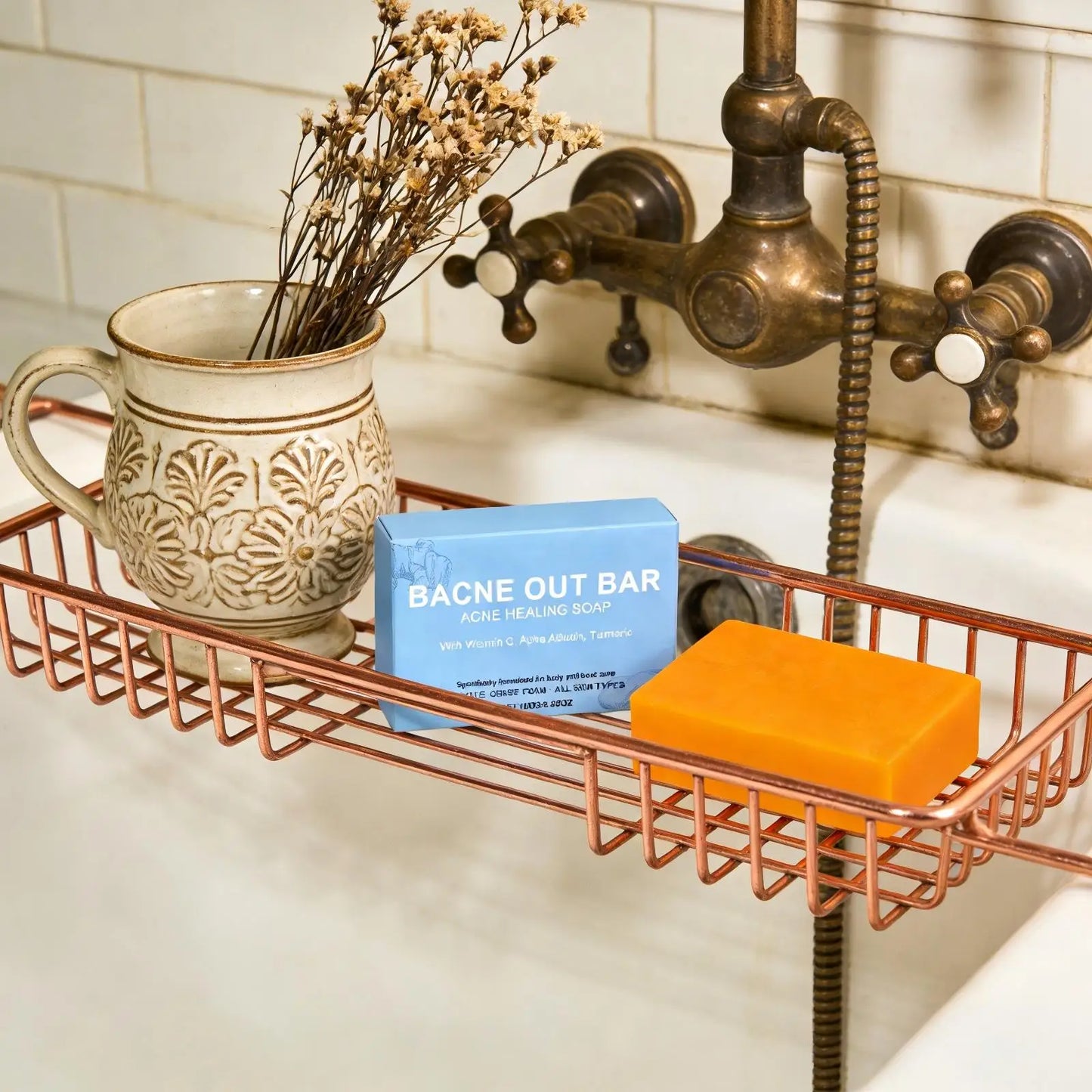 Turmeric Vitamin C Brightening Soap Bar – Oil Control & Exfoliator