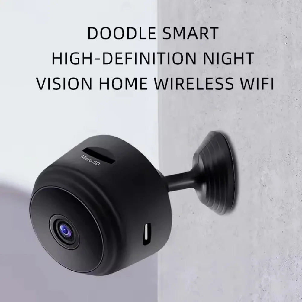 HD 1080P Mini WiFi Surveillance Camera Portable Tiny Night Vision Motion Detection Security Recorder Smart Home Nanny Cam Video Peaceful Pleasures Health and Wellness