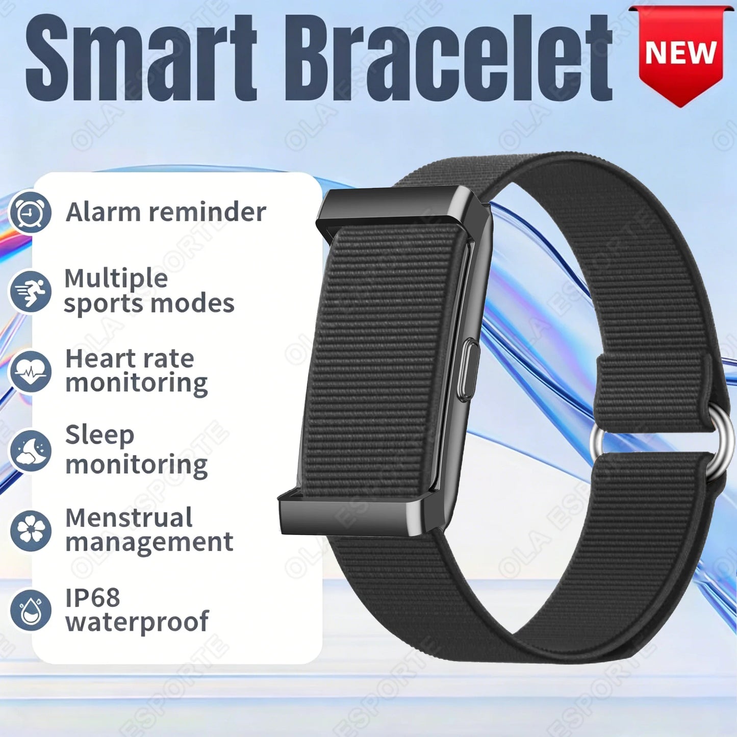 Ola Esporte No-Screen Fitness Band | 1ATM Waterproof Smartwatch