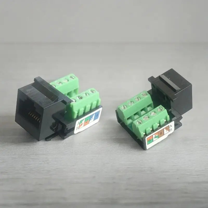 RJ45 CAT6 Shielded Panel Mount Network Socket Module | 1–2 Pack
