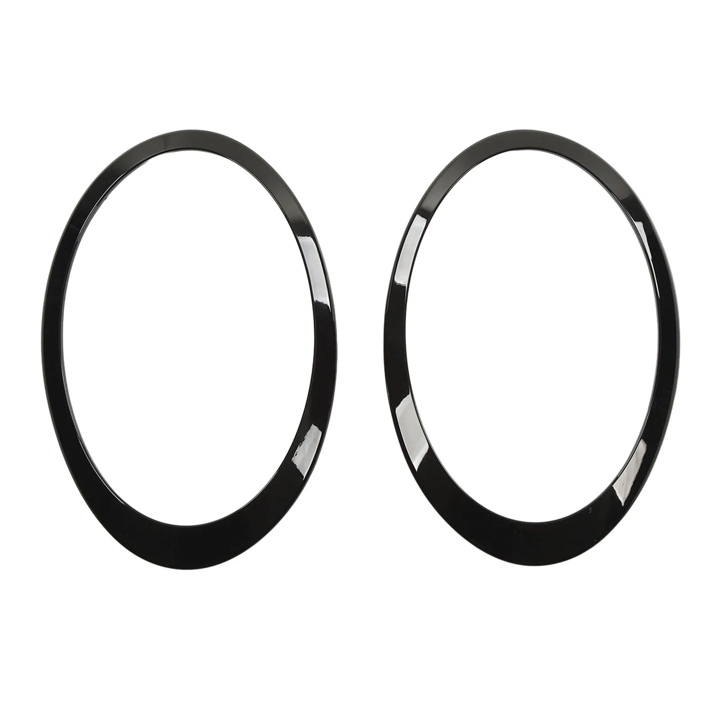 Gloss Black Headlight Surround Cover Trims Molding MINI Cooper