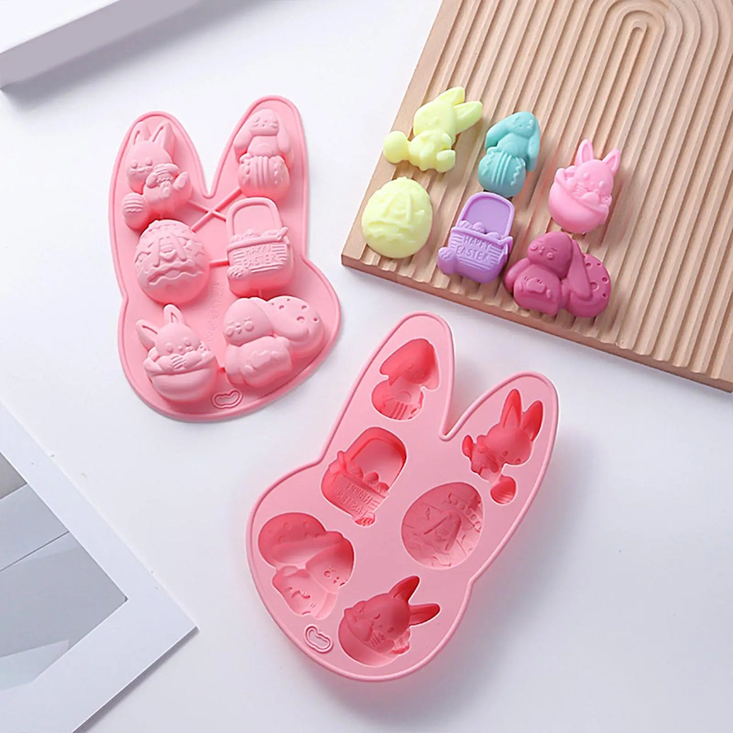 Easter Silicone Mold – Bunny & Egg Chocolate Candy Baking Mold
