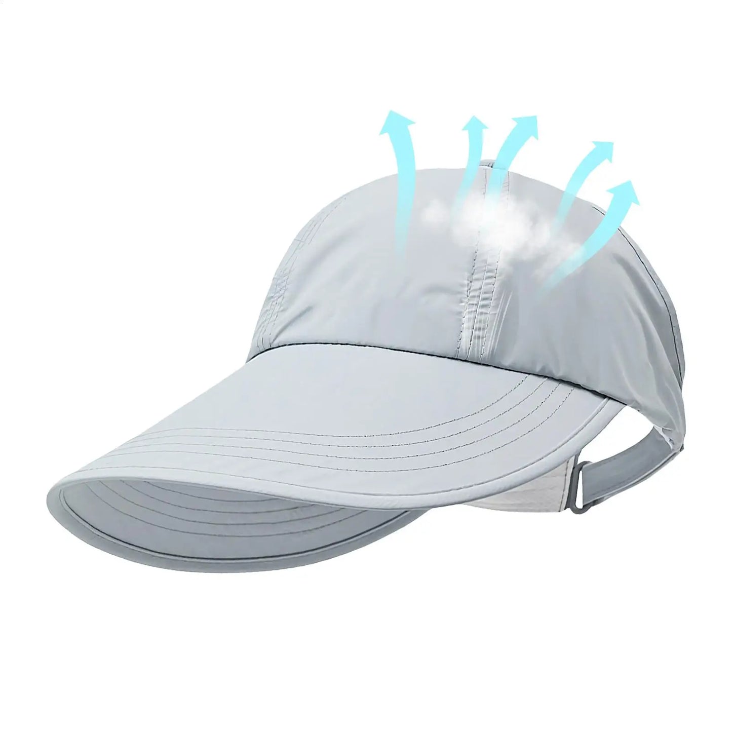 Wide Brim UV Sun Hat – Adjustable Breathable Unisex Outdoor Cap