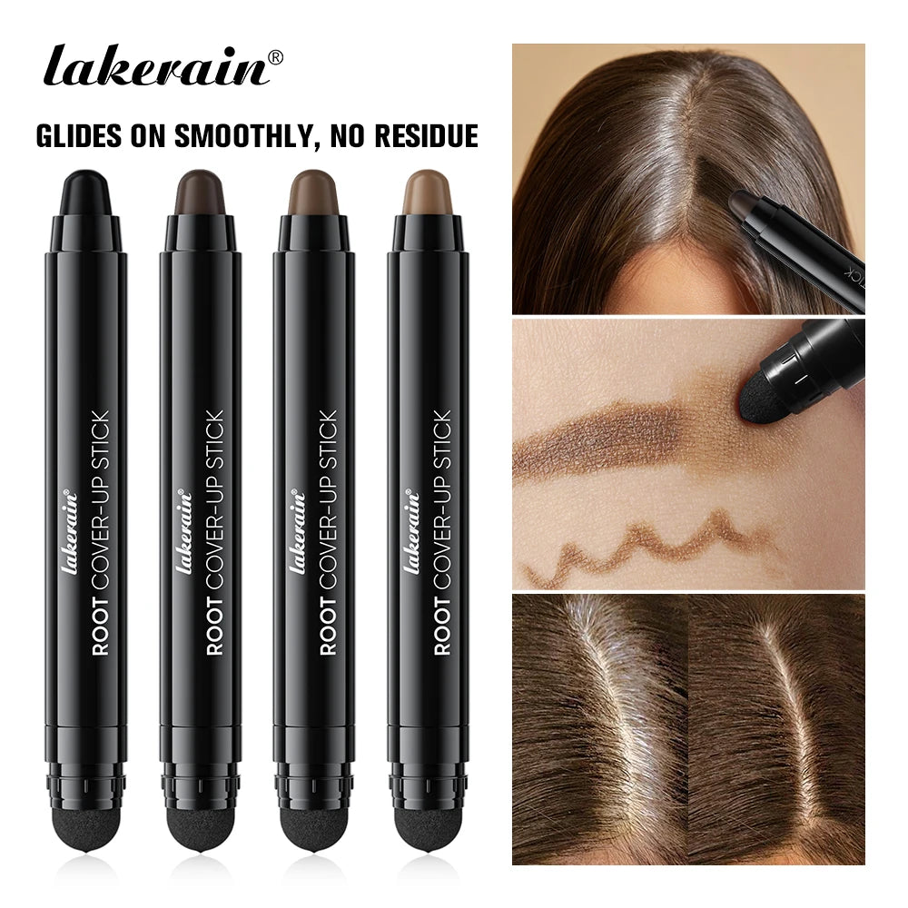 Lakerain Hair Dye Pen Men Women Precise Gray Coverage Stick Smudge-Resistant Long-Lasting Makeup Smooth Application Dye Stick Peaceful Pleasures Health and Wellness