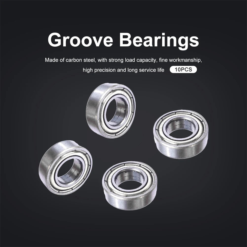 10-Pack ABEC-7 Carbon Steel Ball Bearings 688ZZ – 8x16x5mm | Skateboard, Scooter & 3D Printer Ball Bearings Peaceful Pleasures Health and Wellness