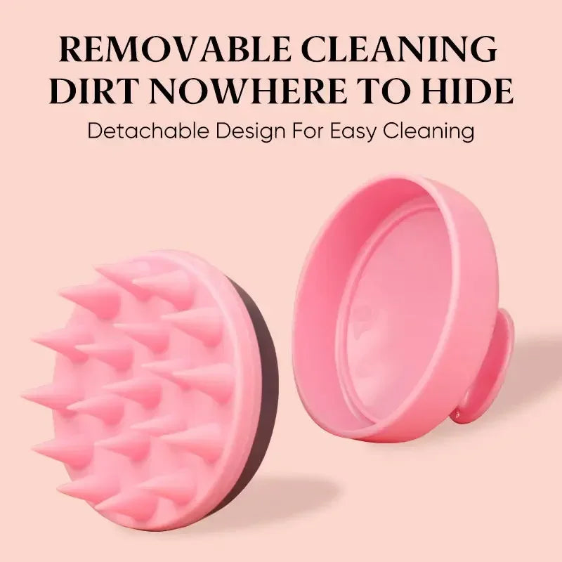 10pcs Shampoo Brush Head Scalp Massage Comb Hair Washing Comb Body Massage Brush Bath Shower Brush Salon Hairdressing Tool Peaceful Pleasures Health and Wellness