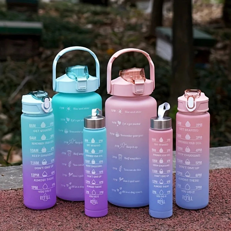 BPA-Free Motivational Sport Water Bottle | 300ml, 750ml & 2L