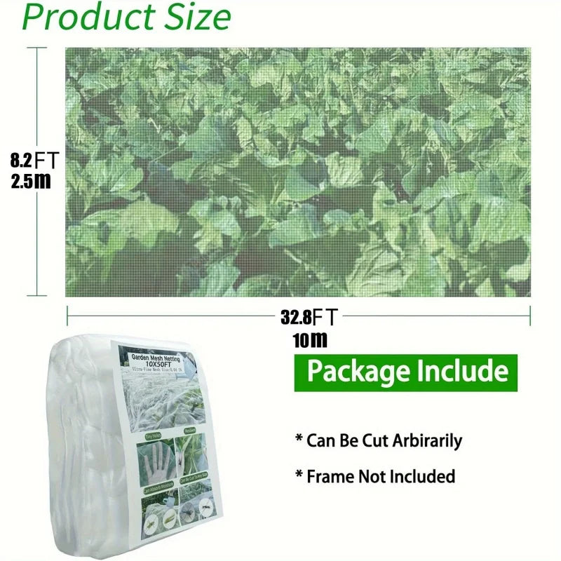 Garden Netting Plant Cover – UV-Resistant Pest & Bird Barrier