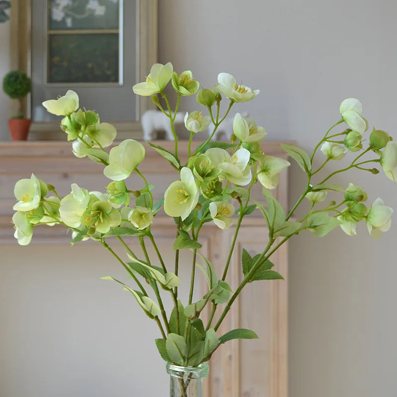 Silk Hellebore Artificial Flower Branch | Wedding & Home Decor