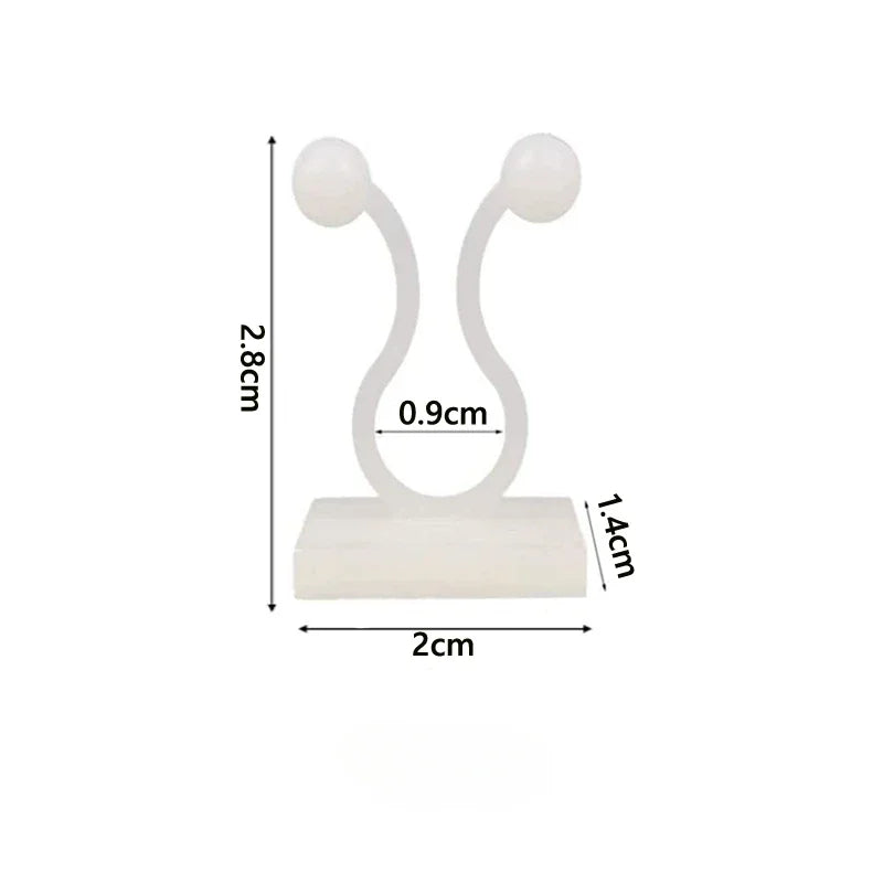 Self-Adhesive Plant Wall Clips – Vine Climbing Fixator 1-50 Pcs