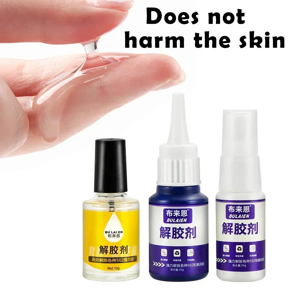 502 Glue Dispergator Debonder Remover Cleaning Quick-drying Instant Adhesive Liquid Tool Peaceful Pleasures Health and Wellness