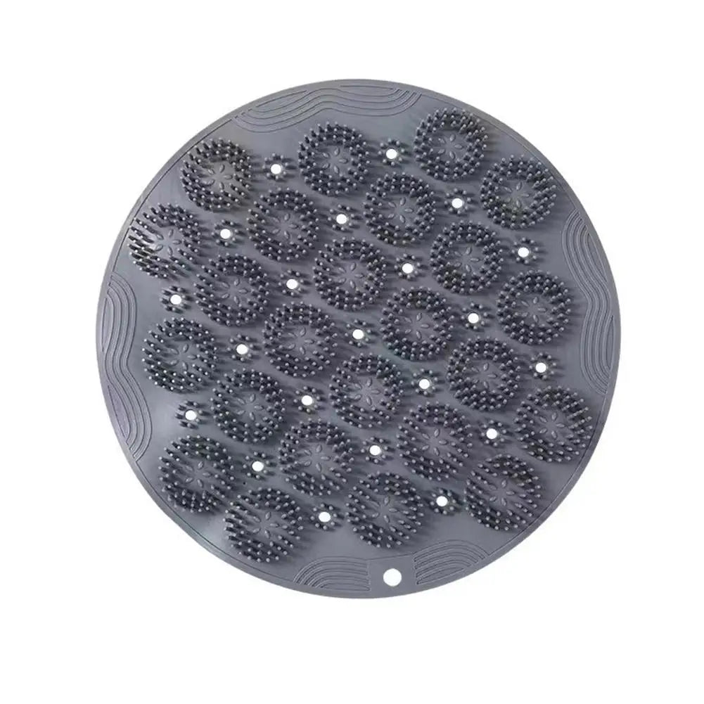 Silicone Shower Foot & Back Scrubber Mat w/ Suction Cup Bath & Body Peaceful Pleasures Health and Wellness A