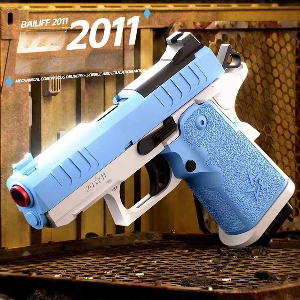Soft Bullet Toy Gun 2011 with Blowback Shell Throwing Continuous Firing Outdoor Sports Shooting Games for Children Peaceful Pleasures Health and Wellness