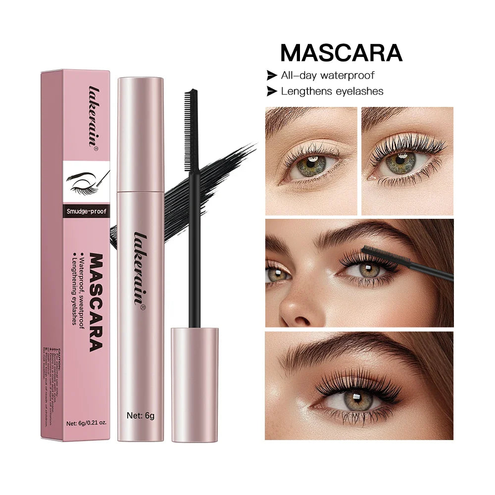 ibcccndc Waterproof Black Mascara – Volume, Curl & Length